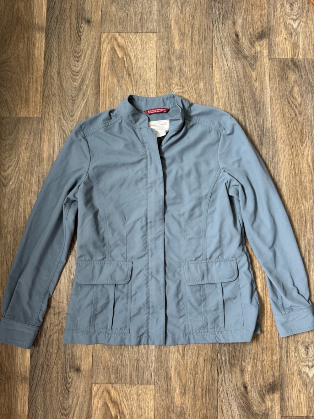 Tilley Endurables Different Drummer Legends Full Zip Pockets Blue Gray Jacket 8
